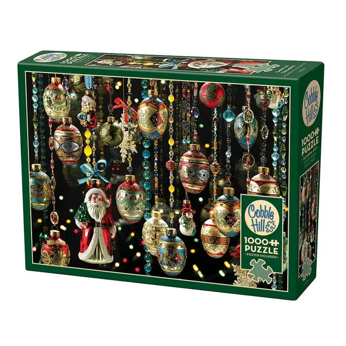 Christmas Ornaments 1000 Piece Jigsaw Puzzle Cobble Hill - for just $19.99! 