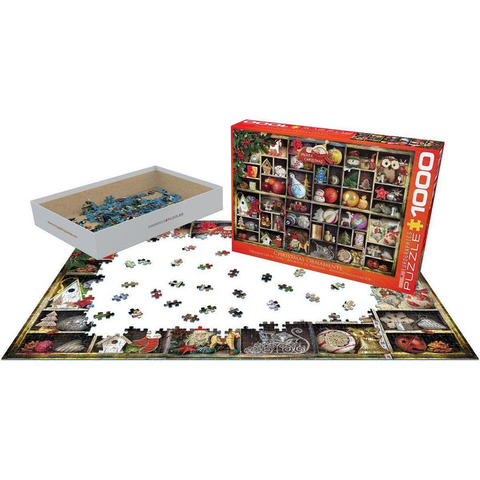 Christmas Ornaments 1000 Piece Jigsaw Puzzle Eurographics - for just $21.99! 