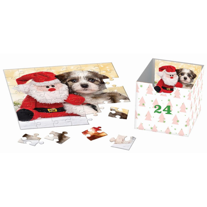Christmas Paws Advent Calendar - 24 Set of 50 Piece Mini Jigsaw Puzzles Eurographics - for just $44.99! 