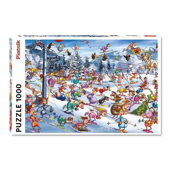 Christmas Skiing 1000 Piece Jigsaw Puzzle Piatnik - for just $24.99! 