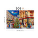 Christmas Street 505 Piece Wood Jigsaw Puzzle Wooden City - for just $27.99! 