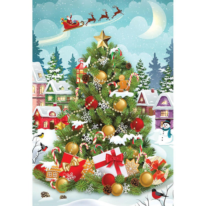 Christmas Tree 550 Piece Jigsaw Puzzle in Tin Eurographics - for just $24.99! 