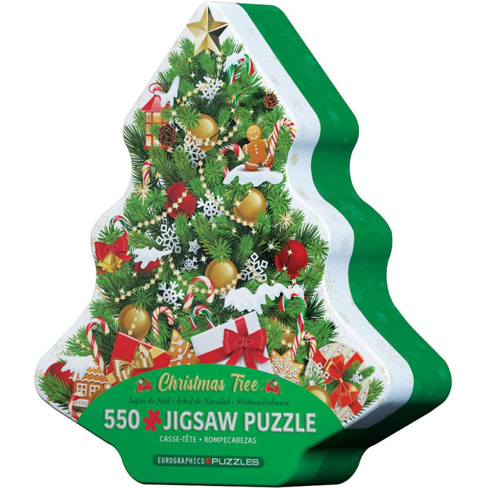 Christmas Tree 550 Piece Jigsaw Puzzle in Tin Eurographics - for just $24.99! 