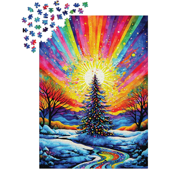 Christmas Tree Celebration 1000 Piece Jigsaw Puzzle Enjoy - for just $24.99! 