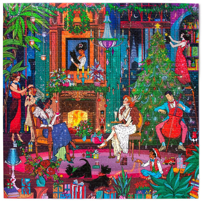 Christmas in Brooklyn 1000 Piece Jigsaw Puzzle eeBoo - for just $26.99! 