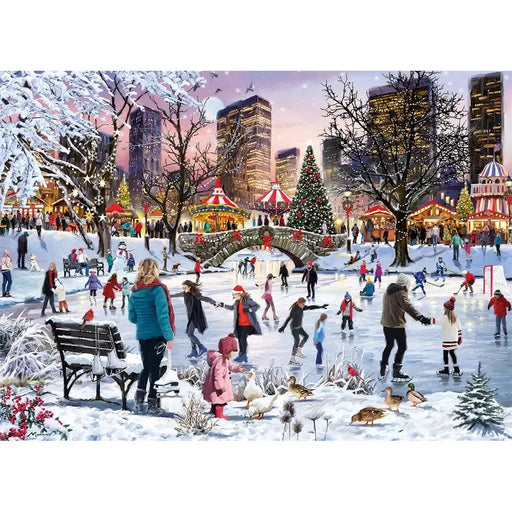 Christmas in Central Park 1000 Piece Jigsaw Puzzle Gibsons - for just $24.99! 