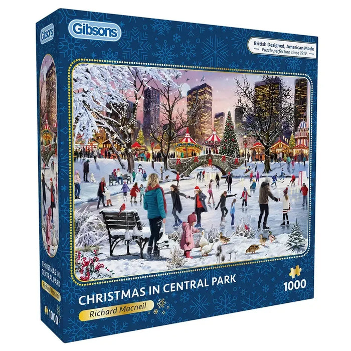 Christmas in Central Park 1000 Piece Jigsaw Puzzle Gibsons - for just $24.99! 