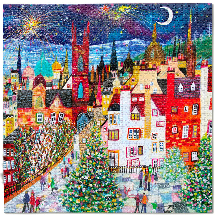 Christmas in Edinburgh 1000 Piece Jigsaw Puzzle eeBoo - for just $26.99! 