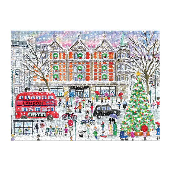 Christmas in London 1000 Piece Jigsaw Puzzle Galison - for just $19.99! 