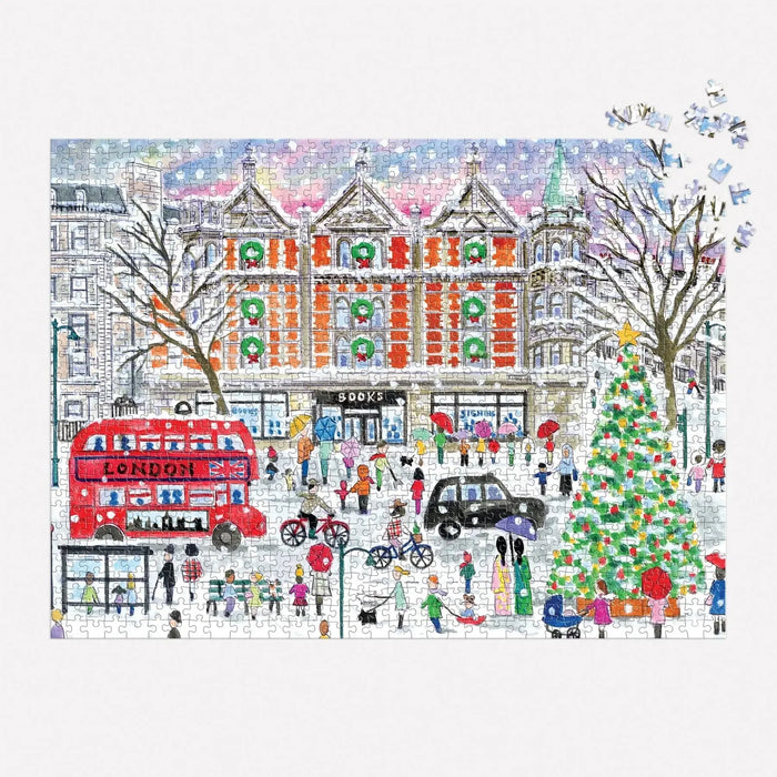Christmas in London 1000 Piece Jigsaw Puzzle Galison - for just $19.99! 