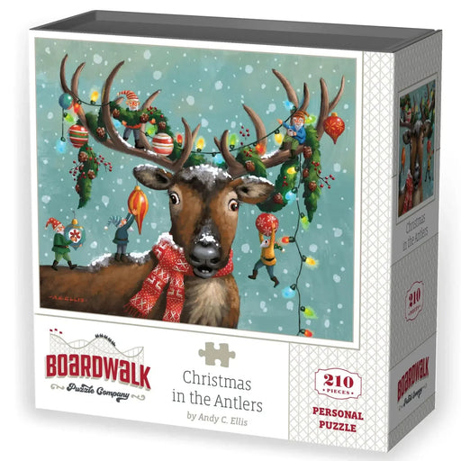 Christmas in the Antlers 210 Piece Jigsaw Puzzle Boardwalk - for just $11.99! 