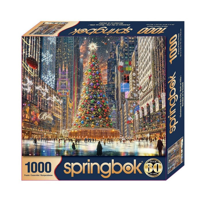 Christmas in the City 1000 Piece Jigsaw Puzzle Springbok - for just $19.99! 