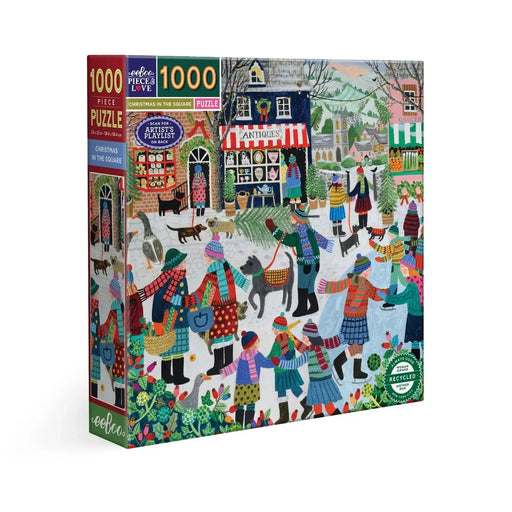 Christmas in the Square 1000 Piece Jigsaw Puzzle eeBoo - for just $26.99! 