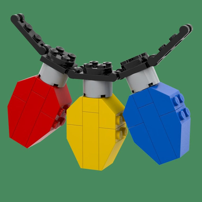 Christmas Lights - B3 Customs® Building Set made using LEGO parts - Just $9.99! Shop now at Retro Gaming of Denver