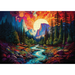 Chromatic Cliffs 1000 Piece Jigsaw Puzzle Trippy - for just $19.99! 