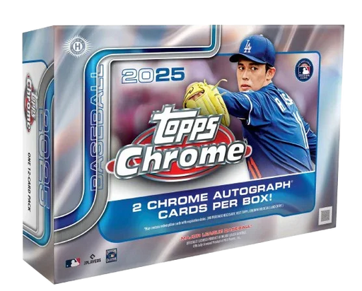 2025 Topps Chrome Baseball - Breaker Delight Box - for just $600! 