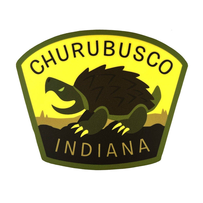 Churubusco, Indiana Travel Sticker - for just $3.75! 