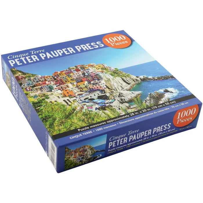 Cinque Terre 1000 Piece Jigsaw Puzzle Peter Pauper - for just $19.99! 