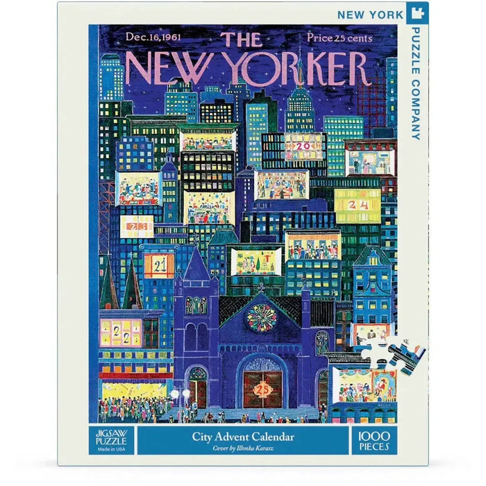 City Advent Calendar 1000 Piece Jigsaw Puzzle NYPC - for just $28.99! 