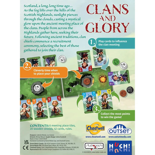 Clans & Glory Strategic Card Game Outset - for just $17.99! 