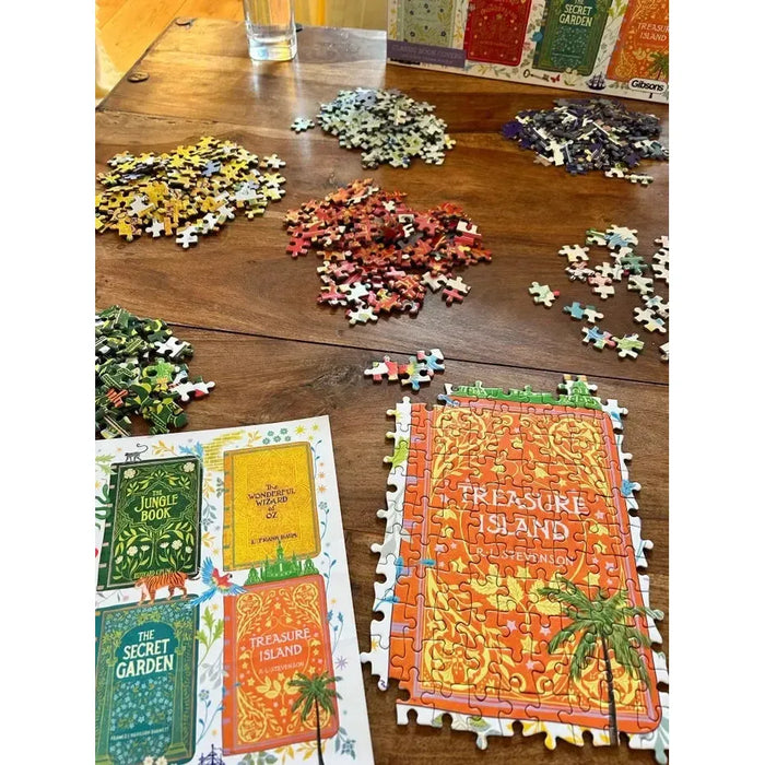 Classic Book Covers 1000 Piece Jigsaw Puzzle Gibsons - for just $24.99! 