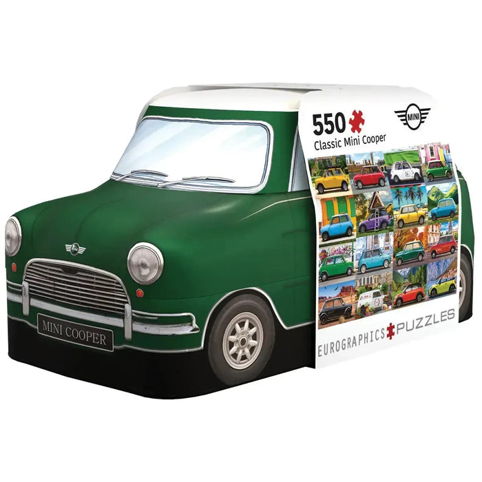 Classic Mini Cooper 550 Piece Jigsaw Puzzle in Tin Eurographics - for just $24.99! 