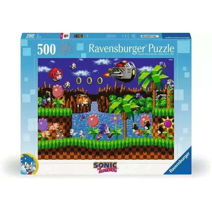 Classic Sonic the Hedgehog 500 Piece Jigsaw Puzzle Ravensburger - for just $19.99! 