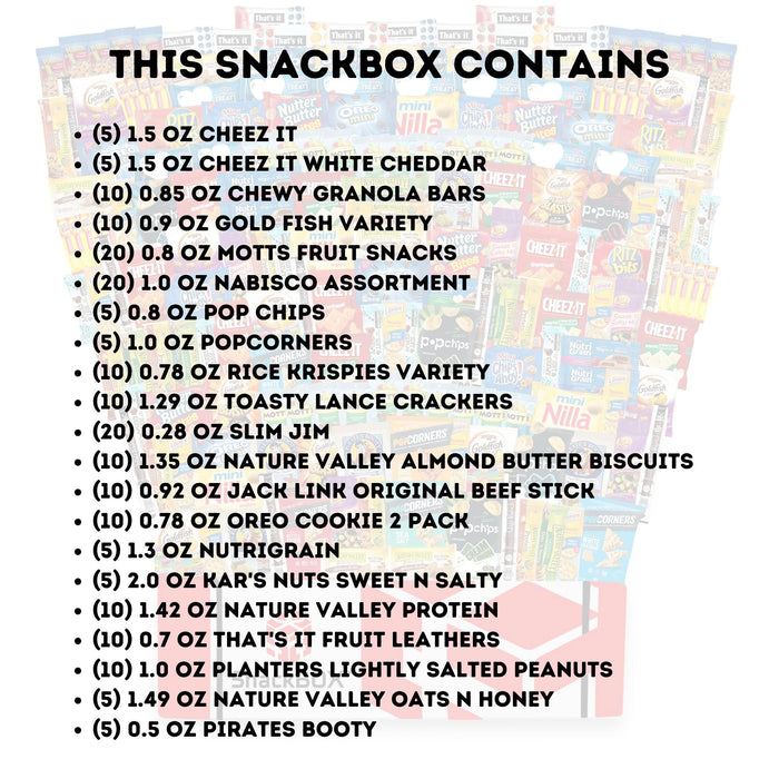 CLASSIC Office Variety Catering Care Package (200 Snacks) | By SnackBOX - for just $174.99! 