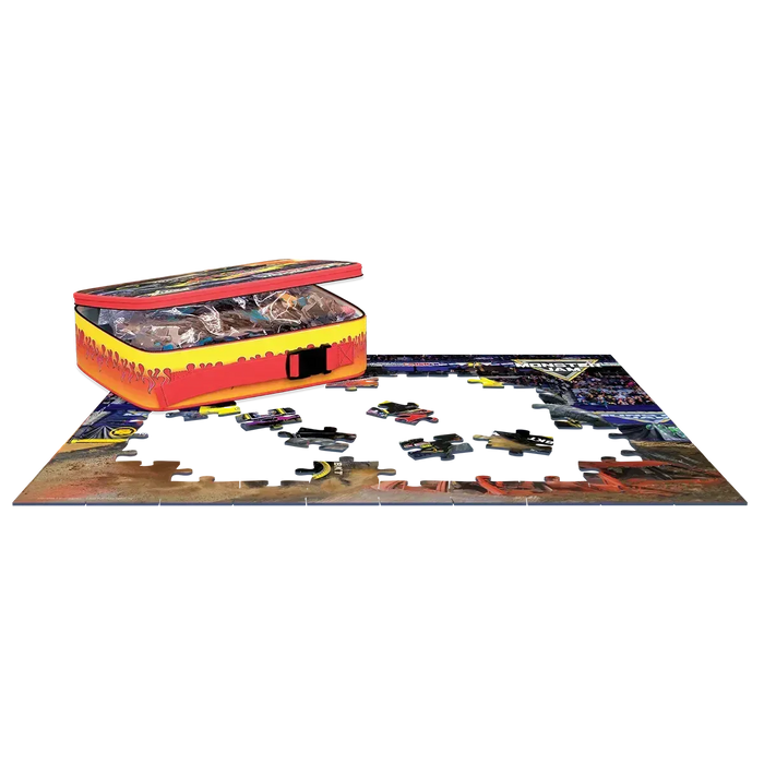 Classroom Crusher Monster Jam Lunch Bag & 100 Piece Jigsaw Puzzle Eurographics - for just $19.99! 