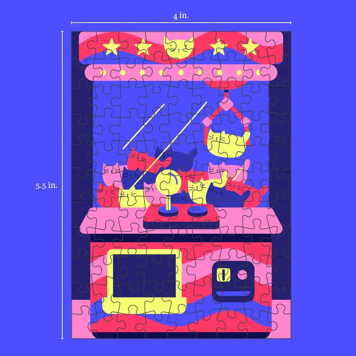 Claw Machine 99 Piece Mini Jigsaw Puzzle Puzzledly - for just $9.99! 