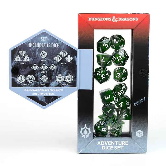 D&D Adventure Dice: Cleric (Green) - for just $21.50! 