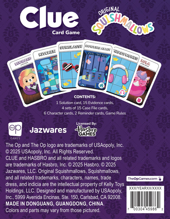 Clue® Card Game: Original Squishmallows™ - for just $9.99! 