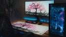 "Sacred Tree" — Cherry Blossom Deskmat - for just $49.95! 