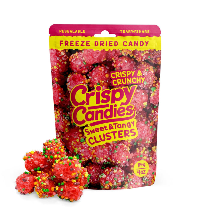 Crispy Candies - Sweet & Tangy Clusters Freeze Dried Candy 114g - for just $9.99! 