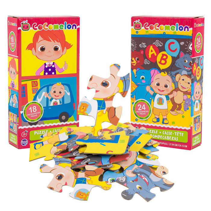 CoComelon Set of 2 Kid Puzzles 18 & 24 Piece Jigsaw Puzzles Sure Lox - for just $9.99! 