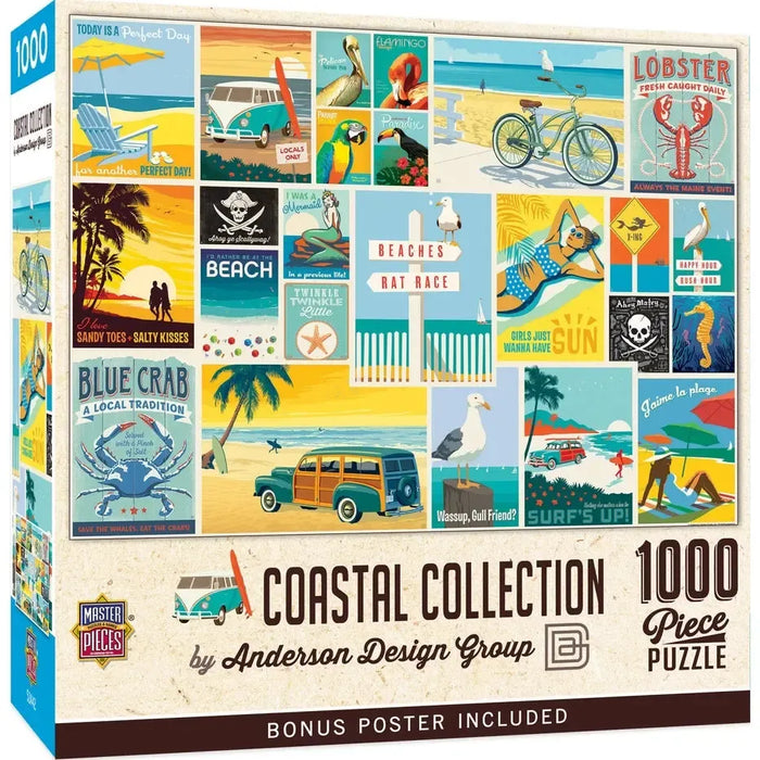 Coastal Collection by Anderson Design 1000 Piece Jigsaw Puzzle MasterPieces - for just $17.99! 