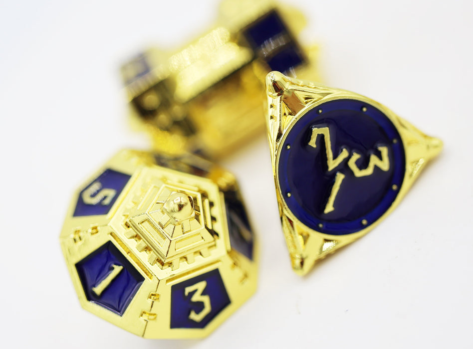 Dice 51: Cobalt Cosmos - Metal RPG Dice Set - for just $44.99! 