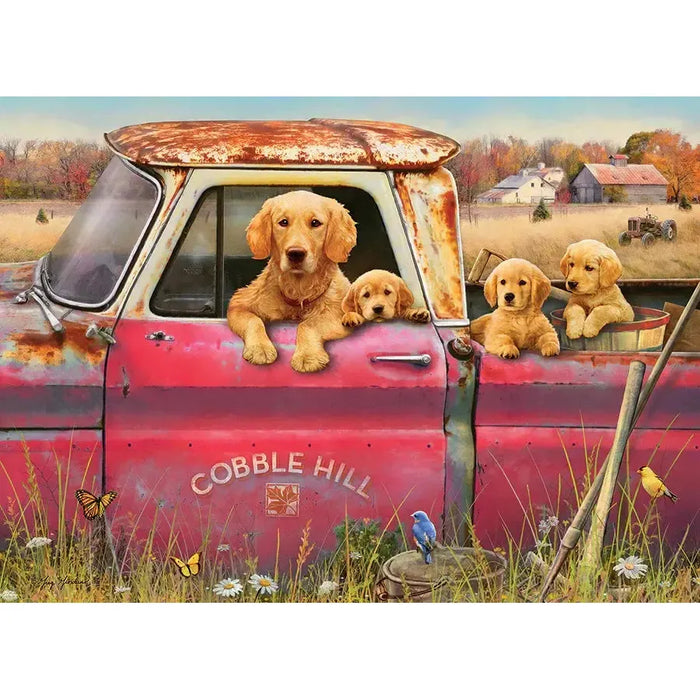 Cobble Hill Farm 1000 Piece Jigsaw Puzzle Cobble Hill - for just $19.99! 