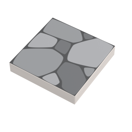 B3 Customs Cobblestone Tile Part Pack (20 Tiles) made with LEGO parts - Premium  - Just $19.99! Shop now at Retro Gaming of Denver
