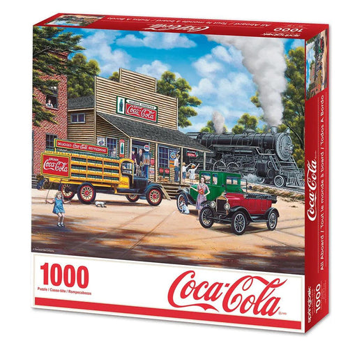 Coca-Cola All Aboard 1000 Piece Jigsaw Puzzle Springbok - for just $19.99! 