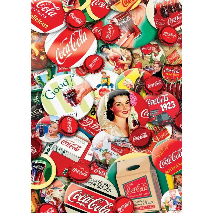 Coca-Cola Caps World's Smallest 1000 Piece Jigsaw Puzzle in Tin MasterPieces - for just $19.99! 