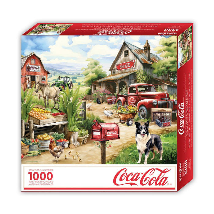 Coca-Cola Country Side Market 1000 Piece Jigsaw Puzzle Springbok - for just $19.99! 