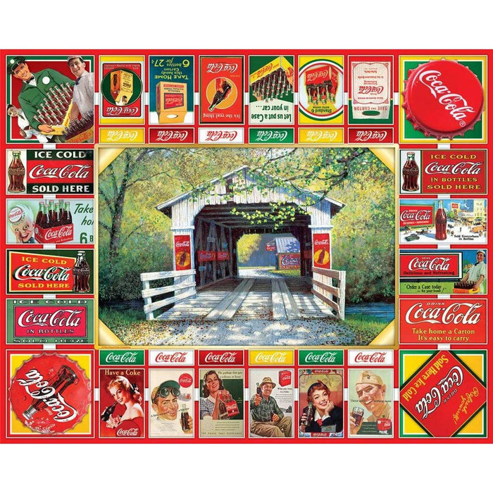 Coca-Cola Gameboard 1000 Piece Jigsaw Puzzle Springbok - for just $19.99! 