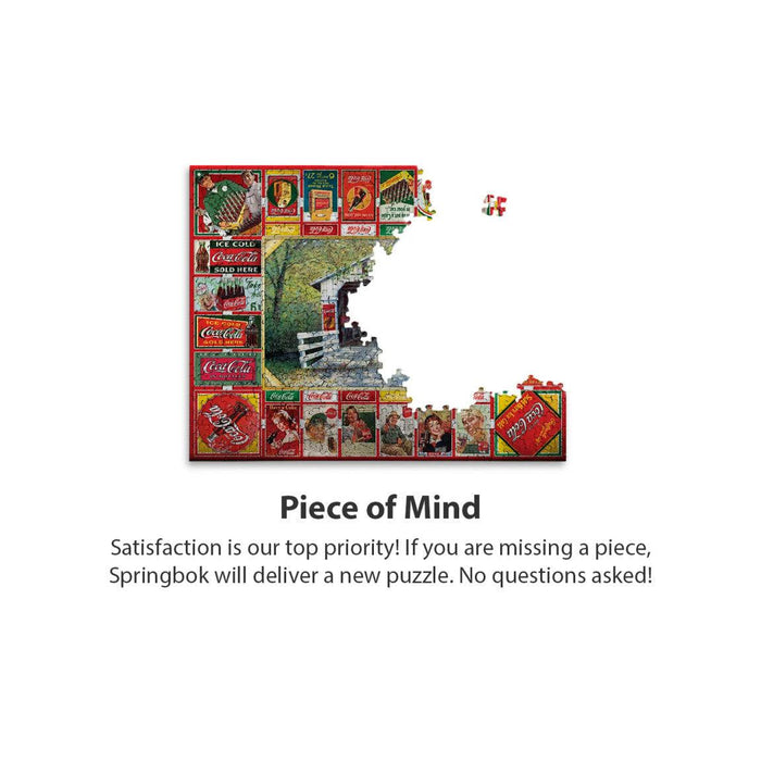Coca-Cola Gameboard 1000 Piece Jigsaw Puzzle Springbok - for just $19.99! 