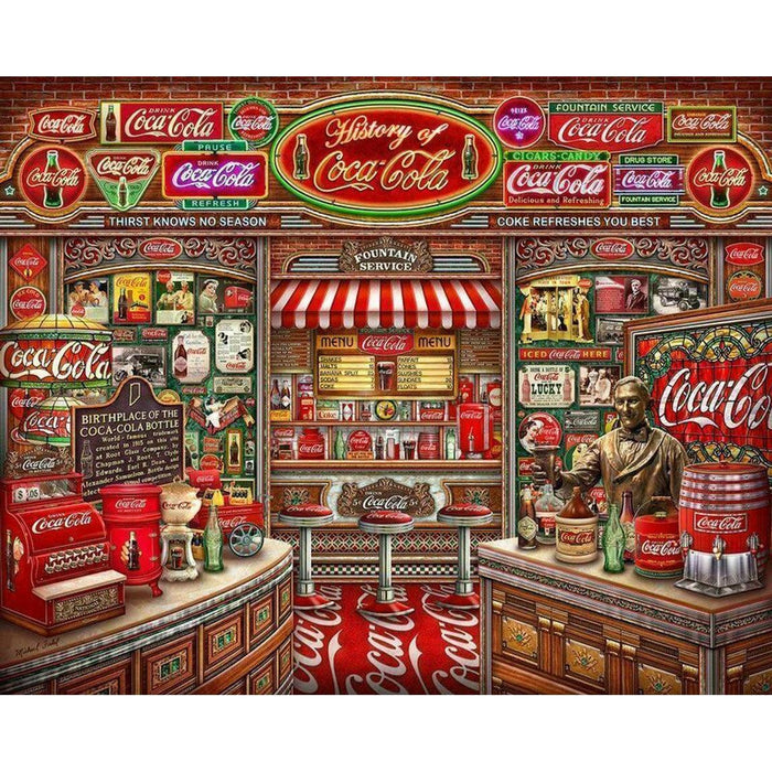 Coca-Cola History 1000 Piece Jigsaw Puzzle Springbok - for just $19.99! 