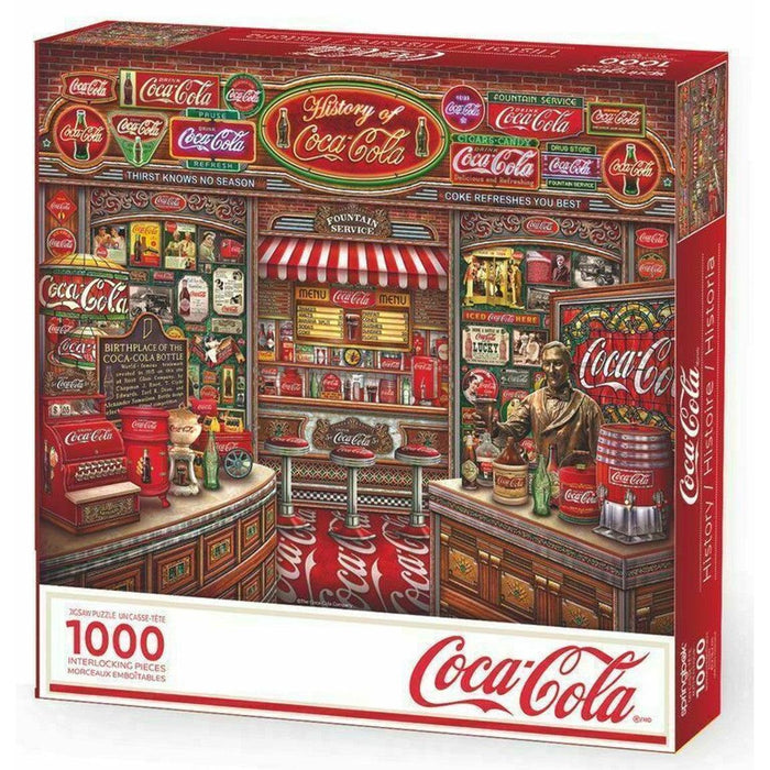 Coca-Cola History 1000 Piece Jigsaw Puzzle Springbok - for just $19.99! 