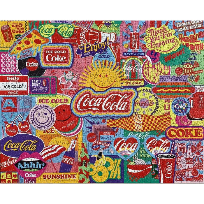 Coca-Cola Pop Art 1000 Piece Jigsaw Puzzle Springbok - for just $19.99! 