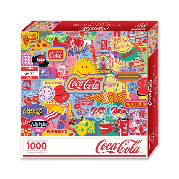 Coca-Cola Pop Art 1000 Piece Jigsaw Puzzle Springbok - for just $19.99! 