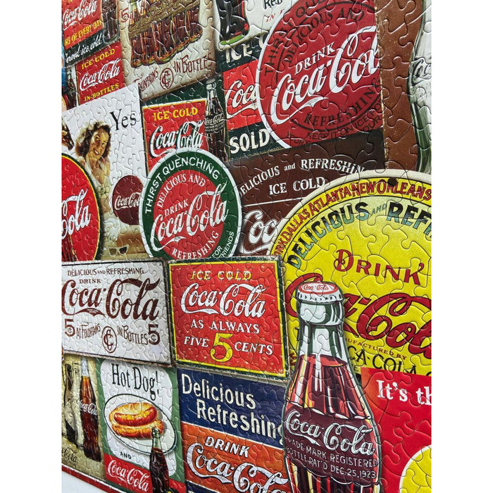 Coca-Cola Tin Signs 1000 Piece Jigsaw Puzzle in Tin Springbok - for just $19.99! 