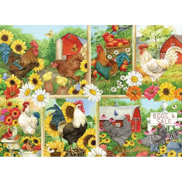 Cockadoodledo 500 Piece Jigsaw Puzzle Cobble Hill - for just $17.99! 